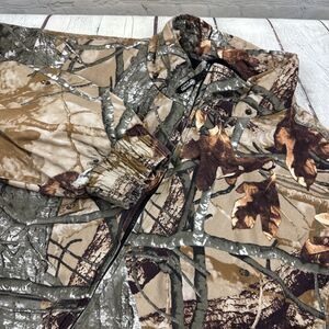 Outfitter Ridge Fusion 3D Full zip Insulated coat men size 2XL Camo Hunting logo